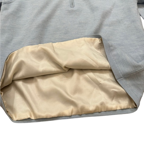 Peter Millar Marina Wool Women's Blue Quarterzip Soft Pullover Size Large - Picture 8 of 9